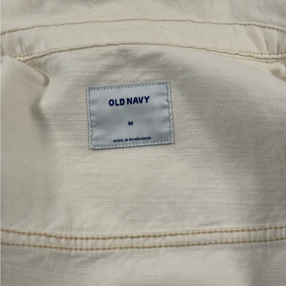 Old Navy Cream Jacket Women’s Size Medium - Picture 4 of 8